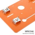 thumbnail image 3 of Luxshiny 1 Set Adjustable Auxiliary Guide Woodworking Base Plate A Grade Electric Wood Board for Cutting Machine Orange, 3 of 8