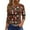 Hot Pink #181, variant on HaHaHappy Christmas Shirts for Women Plus Size Funny 3/4 Sleeve Tunic Tops Christmas Snowman Print Ugly T-Shirts Crew Neck Casual Three Quarter Length Pullover Cute Blouses Vermilion S