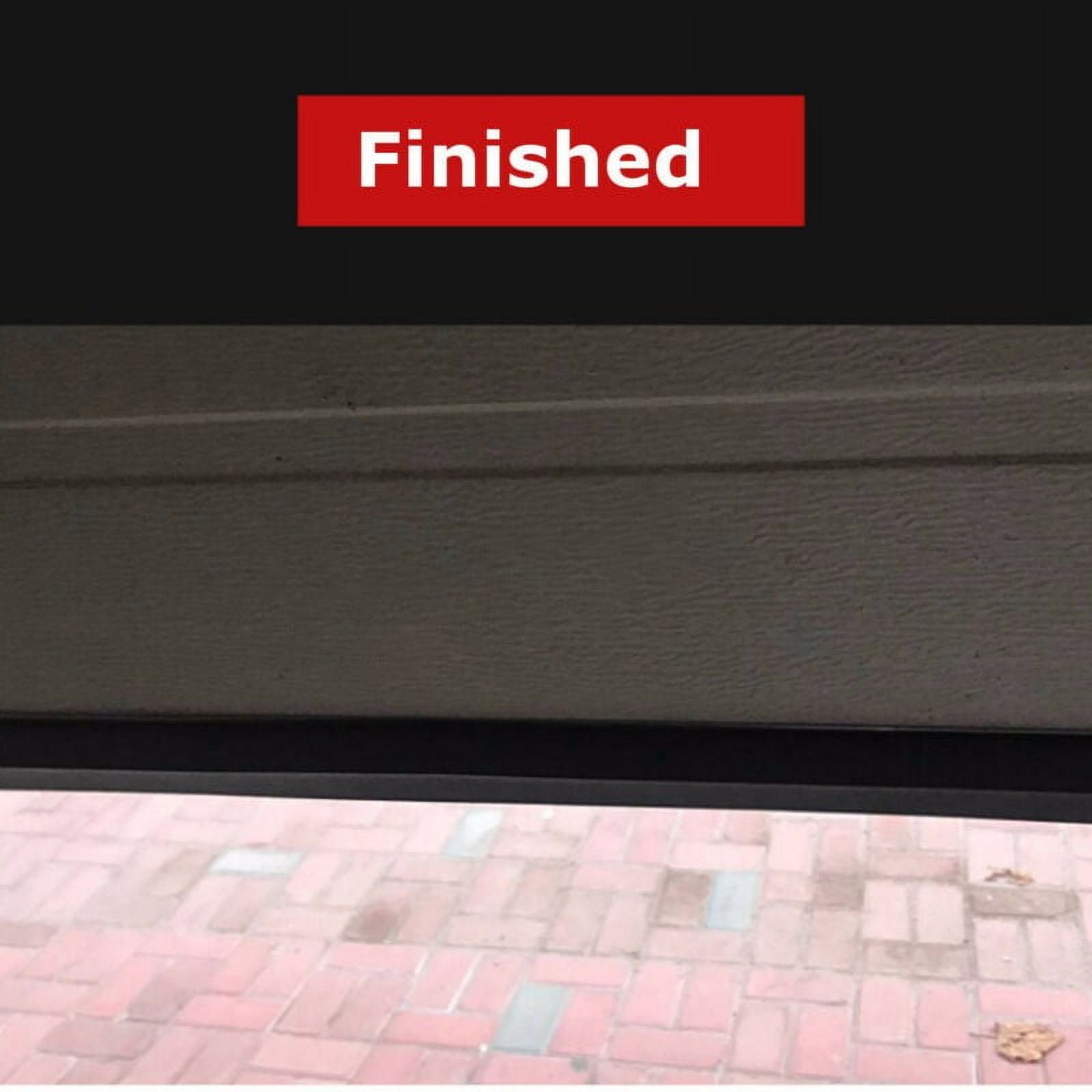 Self Adhesive Sealing Strip Weatherproof Corrosion Resistance Placing Garage Door Window Side Decorative Strip Protector