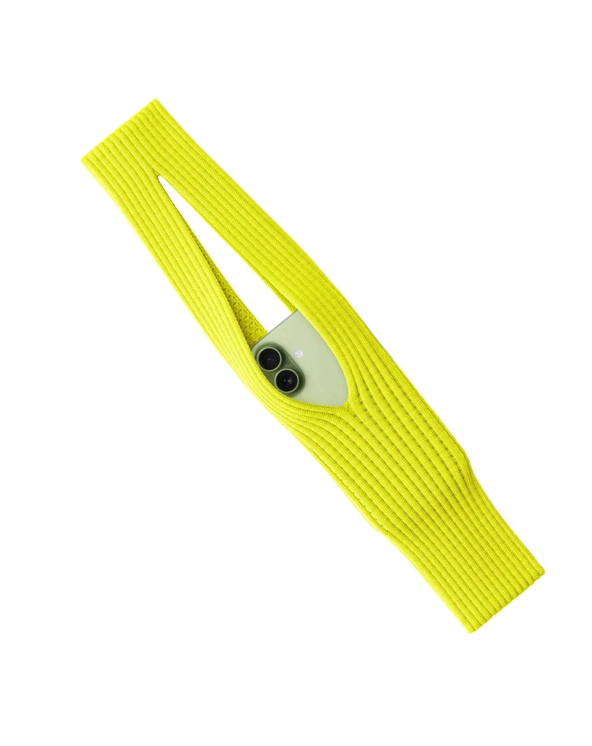 Long SlimGuard Knit Phone Sleeve - Yellow
