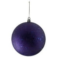 thumbnail image 2 of Northlight Shatterproof 4-Finish Christmas Ball Ornaments - 4" (100mm) - Indigo Blue - 12ct, 2 of 4