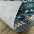 thumbnail image 4 of Ambesonne Teal Place Mats Set of 4, Aquamarine Tone Sunflowers, Standard Size, Seafoam Dark Sea Green, 4 of 5