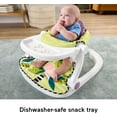 thumbnail image 5 of Fisher-Price Kick & Play Deluxe Sit-Me-Up Seat, Purple Monkey Baby Chair & Piano Learning Toy, 5 of 7