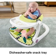 Fisher-Price Kick & Play Deluxe Sit-Me-Up Seat, Purple Monkey Baby Chair & Piano Learning Toy