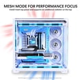 thumbnail image 4 of Carcasa compacta Lian Li O11Vision de vidrio templado de acero blanco ATX, 4 of 7