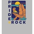 thumbnail image 2 of Girl's Lion King Pride Rock Badge  Graphic Tee Athletic Heather Small, 2 of 5