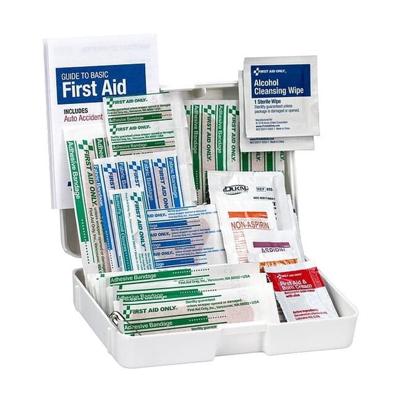 First Aid Only First Aid Kit w/House,47pcs,1 5/16x6",BL FAO-120