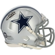 Emmitt Smith Dallas Cowboys Autographed Riddell Speed Mini Helmet - Fanatics Authentic Certified