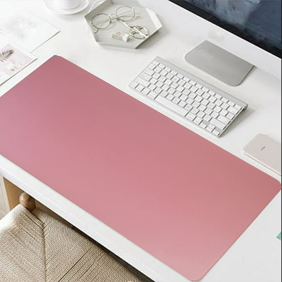 Yanzu3 Cork Bottom Mouse Pad – Non-Slip Desk Pad, Soft Leather Desk Mat for Writing and Computer Use, Durable Mousepad for Office and Student Desks