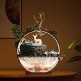 thumbnail image 5 of Tabletop Waterfall Fountain Fish Tank Landscape Atomizer Water Ornament Indoor, 5 of 11
