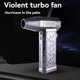thumbnail image 2 of Ventilador de Mano, Ventilador Violento de 130000RPM, Motor Sin Escobillas, Viento Potente, Regulación de Velocidad Infinita, Soplador de Aire para Coche, 2 of 5