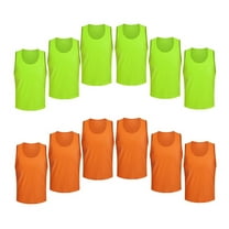 Celivon Kids Pinnies 12/24 Packs Practice Vests Pennies for Sports Youth Boys Girls Scrimmage Vests Soccer Lacrosse