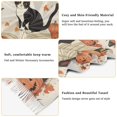 thumbnail image 5 of FORMRS Womens Scarf Winter Soft Long Big Warm Shawls Wrap Tassel Scarves, Gray Cartoon Halloween Cat, 5 of 9