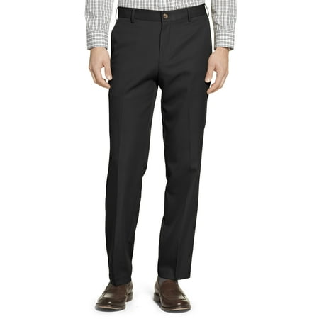 Men's Big and Tall Flat Front Straight Fit Dress Pant