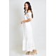 thumbnail image 2 of Vestido midi de algodon Roman Fashion 8518 blanco multicolor G, 2 of 4