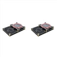 thumbnail image 1 of 2X Proxmark3 512M RFID Card Reader IC/ID Key Writer NFC 5.0 Smart Chip Copier Programmer Kit UID S50 Decoding Duplicator,2 x RFID Card Reader,Black, 1 of 5