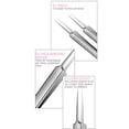 thumbnail image 3 of Vogacara Pinzas para acné, removedor Manual de espinillas de acero inoxidable, Extractor de espinillas para salón, Clip de mano, reutilizable Tratamientos faciales Vogacara CE014419-01B, 3 of 6