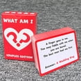 thumbnail image 2 of What Am I Interactive Card Game Perfect Party Game For All Ages Hilarious Guessing Game Reusable High Quality, 2 of 7