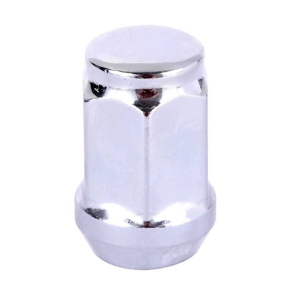 CCIYU Set of 24 Silver Spline Chrome Wheel lug Nuts 1/2-20 for Dodge Dakota/Durango/Viper 1991-2010