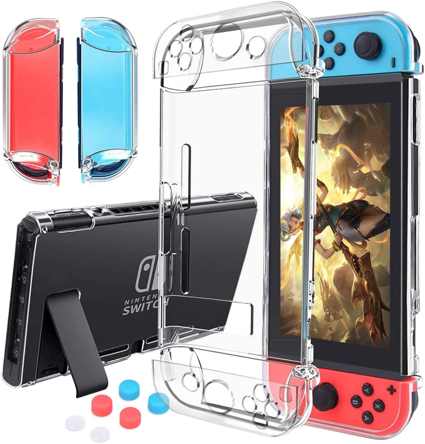 Nintendo Switch Case (Updated Version) HeysTop Dockable and Scratch