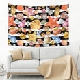 thumbnail image 3 of Gaeub Sea Shell Print Tapestry Wall Hanging(60x40 inches),Tapestry Home Decor,Wall Art for Living Room Bedroom Home Decor, 3 of 8