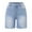 Blue, variant on DuoJiaJ Jean Shorts For Women High Waisted Stretchy Casual Denim Shorts Ripped Hem Summer Trendy Jorts Plus Size Casual Pants Women