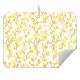 thumbnail image 5 of Ryvnso Leaves Dish Drying Mat for Kitchen Countertop 18x24 Large Dish Pad Drainer Rack Dish Sink Mats, 5 of 7