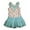 aqua white, variant on Baby Sara Toddler & Little Girls Sleeveless Dresses Collection Stylish & Trendy