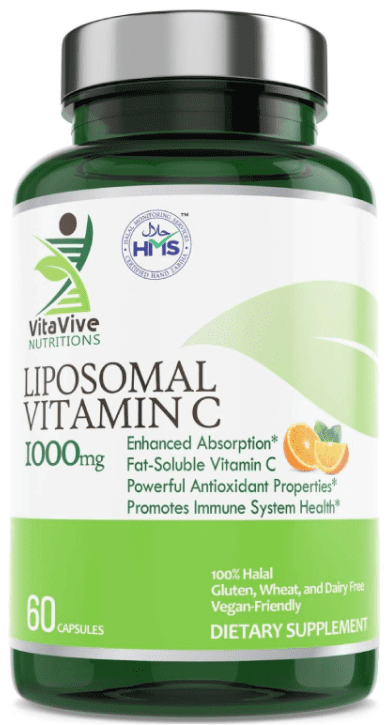 VitaVive Halal Liposomal Vitamin C (1000 mg) - Walmart.com ...
