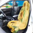 thumbnail image 3 of Chririnla Car Seat Towel Cover Waterproof, Compatible with Van Truck Seat, Terry Cloth Car Seat Cover Fit for Trucks Vans(Sunflowers Theme 1pc), 3 of 7