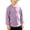 Purple, variant on DJDLJWCJ Kids Ribbed Long Sleeve Tee Stretch Soft Knit Thermal Tops Solid Color Lightweight Classic Shirts Purple Size 9