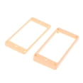 thumbnail image 2 of Paquete De 2 Anillos De Montaje De Pastilla De Crema Y Cuello Para Piezas De Instrumentos Musicales Baoblaze Marco curvo de guitarra, 2 of 8