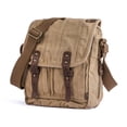 thumbnail image 2 of Gootium Messenger Bag Small Canvas Shoulder Bag Vintage Satchel Cross Body Purse, Khaki, 2 of 6