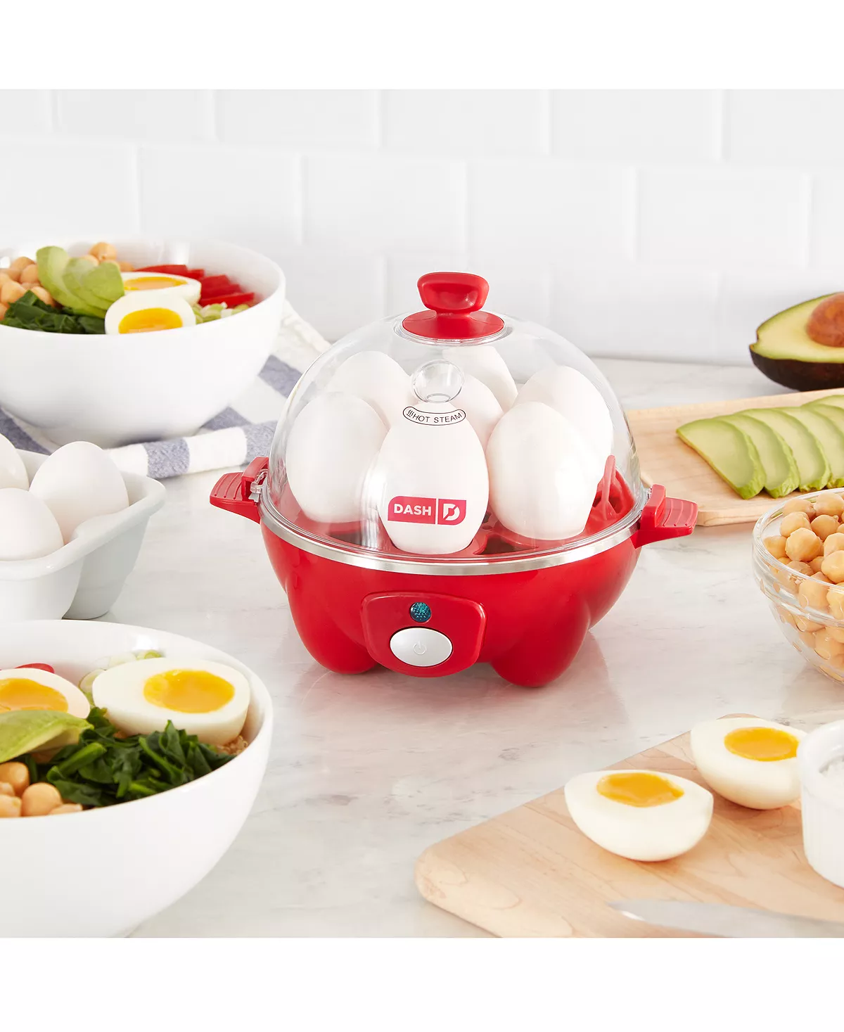 Dash Everyday Egg Cooker in Red