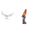 thumbnail image 1 of Escultura de ángel,Estatua de ángel para decoración del hogar,manualidades,color blanco,Figura de loro,Estatua de loro Escultura animal Figura de loro,Estatua de jardín coleccionable de, 1 of 8