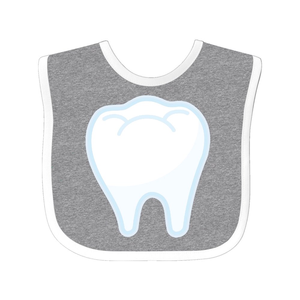Inktastic Dentist Big Tooth Infant Bib Unisex Heather/White Walmart