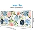 thumbnail image 3 of Cute Floral Large Gaming Mouse Pad - Green Leaf Flower XL Computer Desk Mat, Long Extended Non-Slip Base, Ideal for Office Work and Home, 31.5x11.8 Inch, 3 of 6