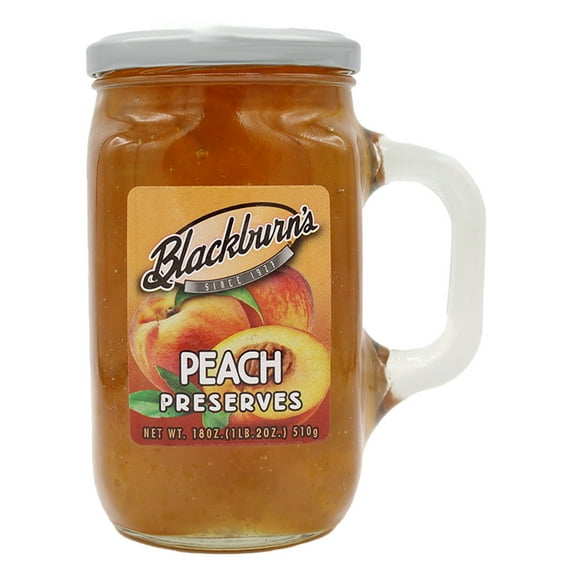 Blackburn's Peach Preserves - 18oz