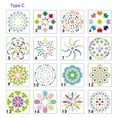 thumbnail image 4 of 20 piezas de herramientas de punteado de mandala, plantillas de pintura para bricolaje, paleta de bo Eccomum 20 piezas, 4 of 5