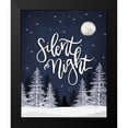thumbnail image 2 of House Fenway 20x24 Black Modern Framed Museum Art Print Titled - Silent Night, 2 of 5
