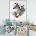 thumbnail image 2 of Designart 'Ancient Kangaroo' Farmhouse Framed Canvas Wall Art Print, 2 of 5
