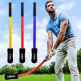 thumbnail image 2 of New Golf Warm Up Stick Golf Swing Trainer Aid For Improved Rhythm, Flexibility, Balance, Tempo and Strength Golf Training Aids Red, 2 of 6