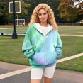 thumbnail image 7 of Bovemsi Sweatshirt for Women Zip Activewear Jacket Coat Printed Fall Outwear With Pockets Zip Up Hoodie, 7 of 7