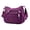 Purple, variant on Women’s Crossbody Bag ,Anti Theft Crossbody Purse RFID Women Nylon Waterproof Lightweight Shoulder Bag/Wine Red