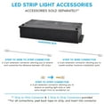 thumbnail image 6 of Luxrite LED Strip Lights 16.4FT, 3000K Soft White, 10mm, 400 Lumens/FT, Cut to Length, 4.5W/FT, CRI 90, UL Listed, 6 of 7