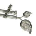 thumbnail image 3 of 13/16" Dia Adjustable 66-120 inch Double Curtain Rod with Parnika Finials - Satin Nickel,(4733-665), 3 of 3