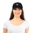 thumbnail image 5 of DALIX Bumble Bee Baseball Cap Dad Hat Embroidered Womens Girls in Black, 5 of 6