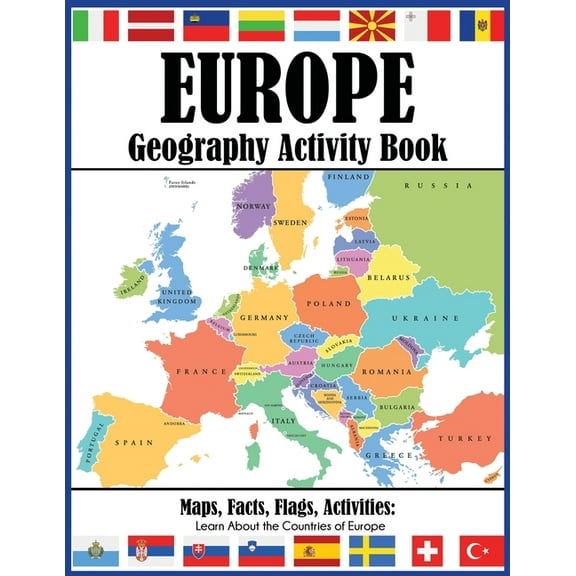 Europe Geography Activity Book, (Paperback)