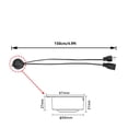 KAYYELAMP Black Motion Sensor Parts Extension 9.8Ft Cord Light Sensor ...