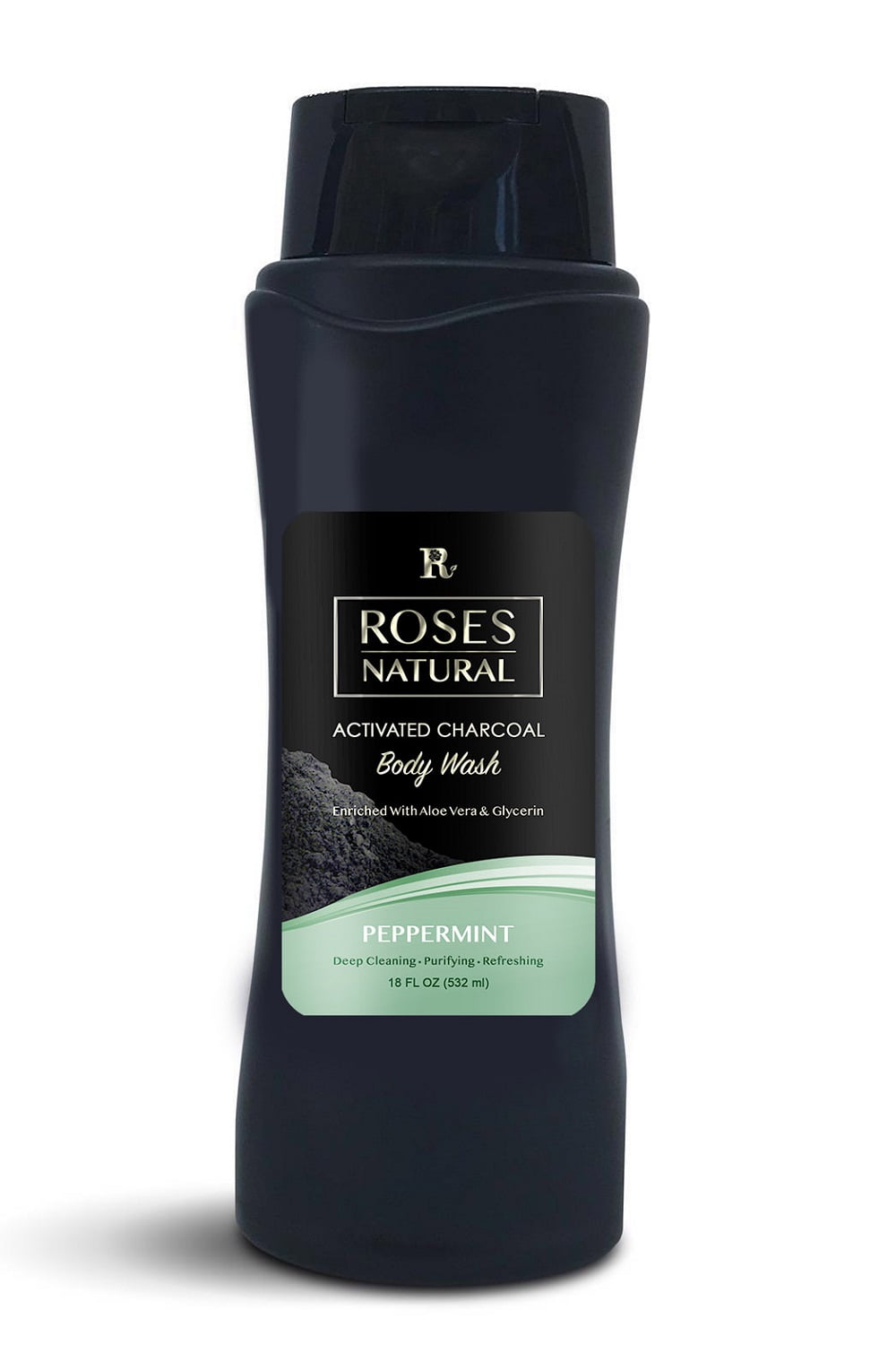 Activated Charcoal Body Wash Peppermint